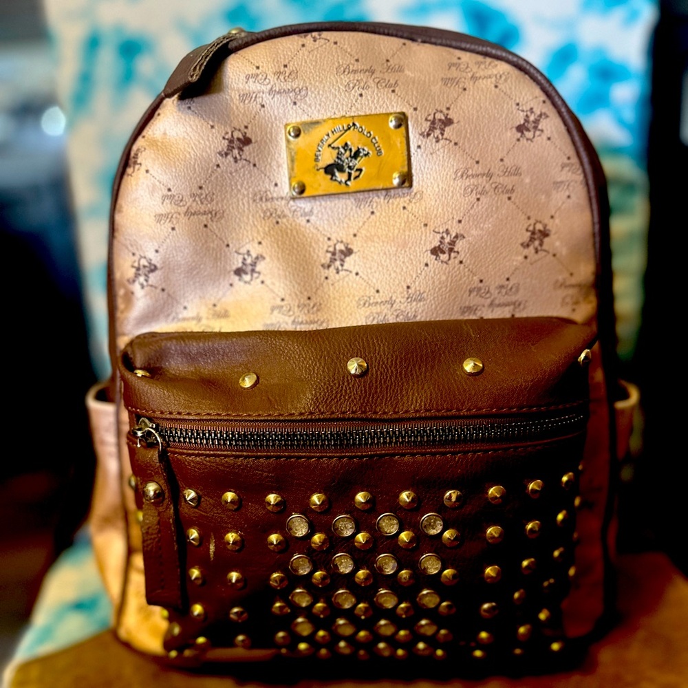 Polo large purse backpack